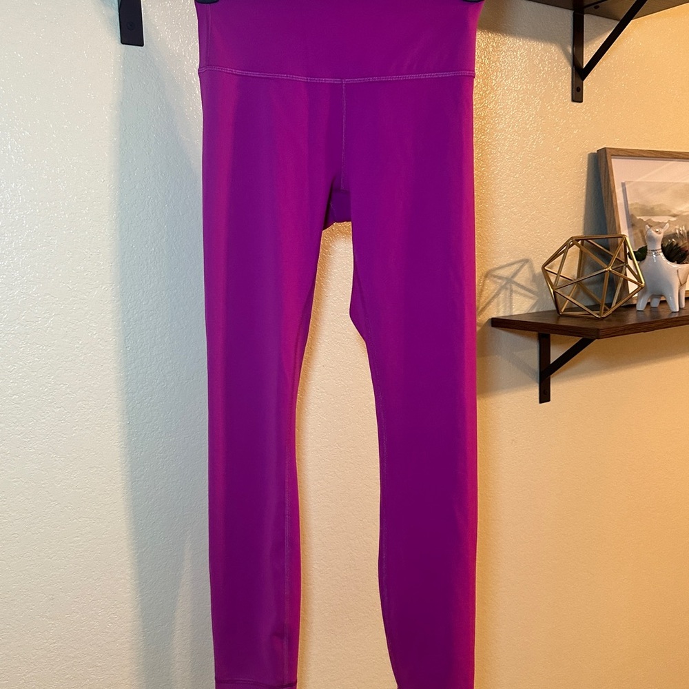 Lululemon Vibrant Purple Leggings